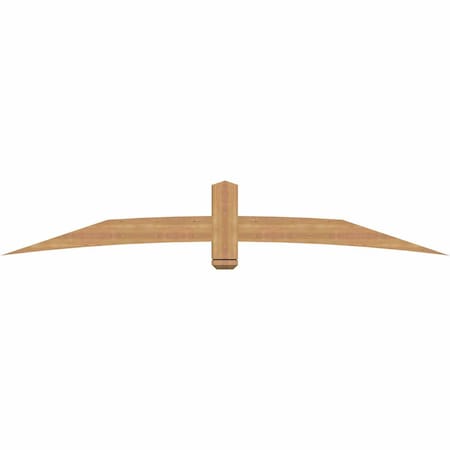 Ekena Millwork Bellingham Timber Gable Bracket, Western Red Cedar, 96"W x 16"H x 3 1/2"D x 5 1/2"F, 4/12 Pitch GBW096X16X0406BEL00SWR